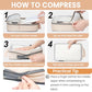 6 Set Ultralight Compression Packing Cubes Packing Organizer for Travel Accessories Luggage Suitcase Backpack