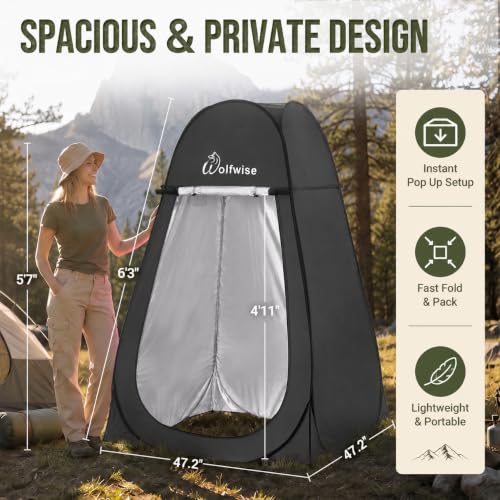 Pop Up Shower Tent for Camping Essentials