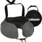 Cabeau Airplane Travel Pillow for Long Flights - Evolution S3 - Supportive Memory Foam with Seat Straps to Secure Your Head and Neck and Provides 360° Support (Steel Grey)