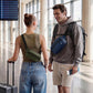 1.5L Sling Bag with RFID Blocking Crossbody Chest Pack for Men Women