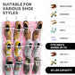 24 Pockets Large Clear Over the Door Shoe Organizer