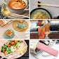 6 Pieces Stainless Steel Flatware Set Portable Reusable Cutlery Set Travel Utensils Set Including Chopsticks Knife Fork Spoon Straws Cleaning Brush Dishwasher Safe (8 Count)