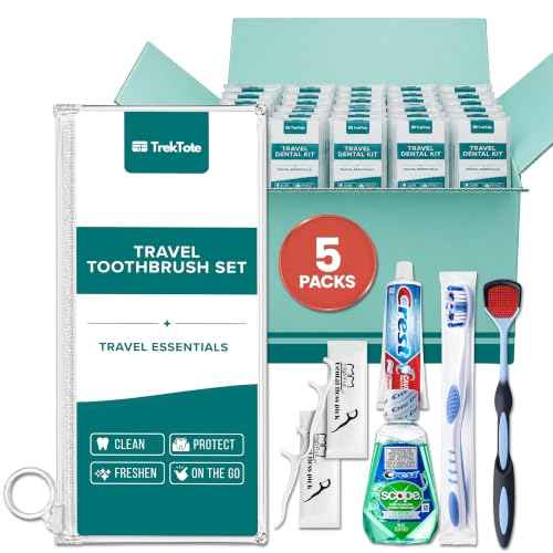 Toothpaste and Toothbrush Set (5 Count)