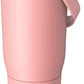 BrüMate Resa 25oz 100% Leakproof Travel Tumbler with Handle & Straw | Flexible SoftSip Straw | Silicone Sleeve for Durability | Stainless Steel | Cup Holder & Travel Friendly Water Bottle | (Guava)