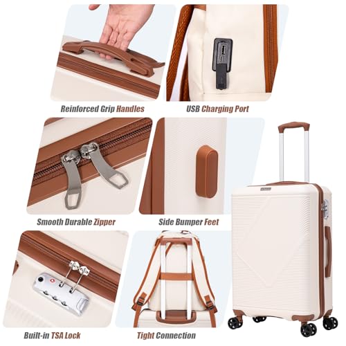 Luggage Sets 3 Piece (3 Count)