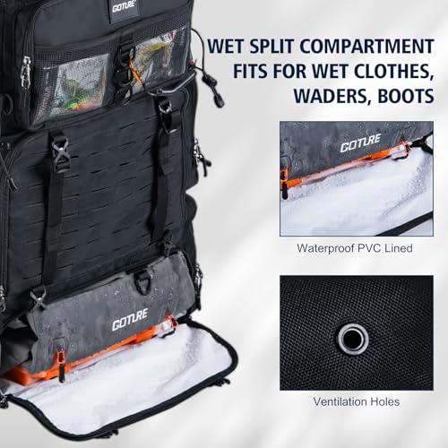 Fishing Tackle Backpack with Cooler