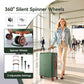 Luggage Sets 3 Piece ABS+PC Hardside (3 Count)