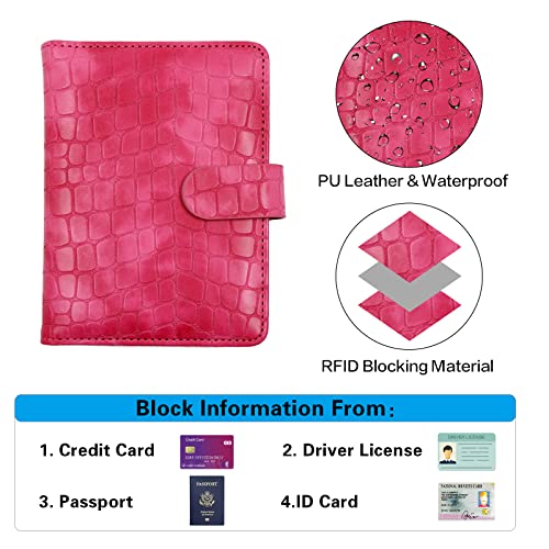 Premium Leather Passport Holder Covers Case