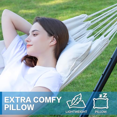 Double Hammock with Stand for Outside