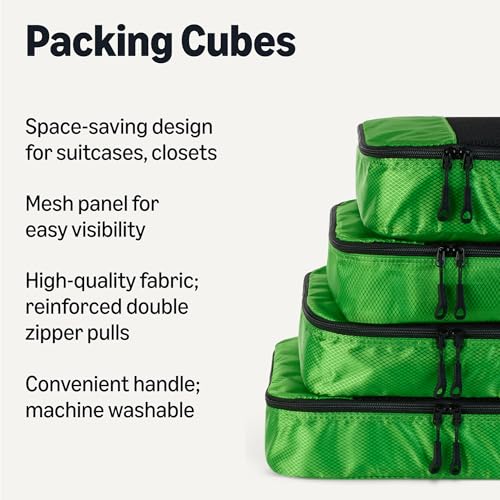 4 Piece Packing Cubes Travel Accessories Set (4 Count)