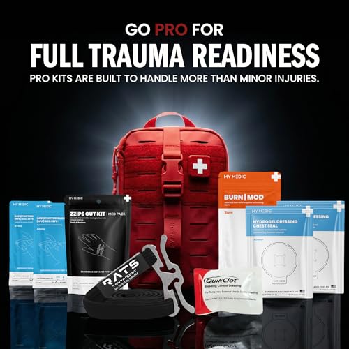 MyFAK PRO IFAK Trauma Kit & First Aid Kit with Tourniquet