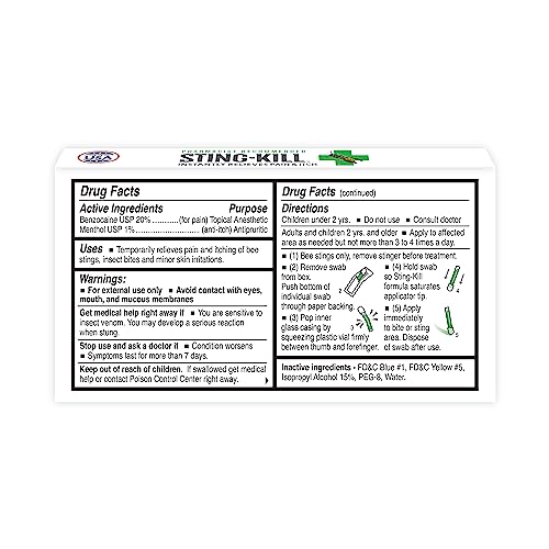 Anesthetic Swabs (10 Count)