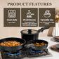 24 Piece Nonstick Pots and Pans Set