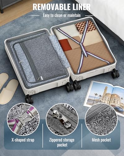 3 Piece Hardshell Luggage Set (3 Count)