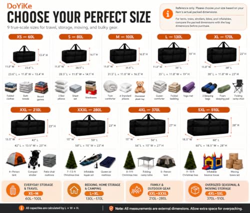 Extra Large Storage Duffle Bag