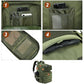 Military Tactical Backpack for Men and Women 45L Army 3 Days Assault Pack Bag Large Rucksack with Molle System Forest Green