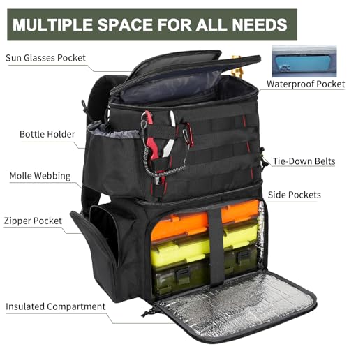 Large Fishing Backpack for Men