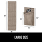 GORILLA GRIP Over the Door Shoe Organizer, 24 Large Breathable Mesh Pockets, Space Saving Hanging Storage Holder, Closet Rack Hanger Holds Up to 40 lbs, Hangs on Closets for Shoes, Accessories, Beige
