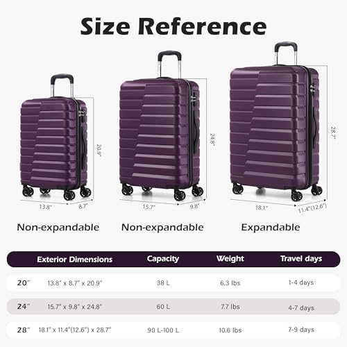 Lightweight Luggage with TSA Lock