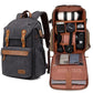 Vintage Canvas Camera Backpack