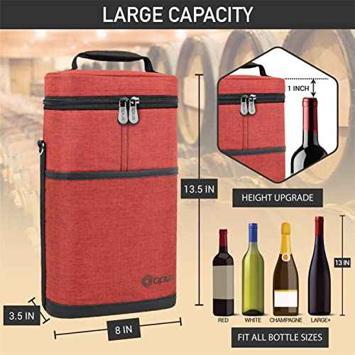 2 Bottle Wine Carrier Tote