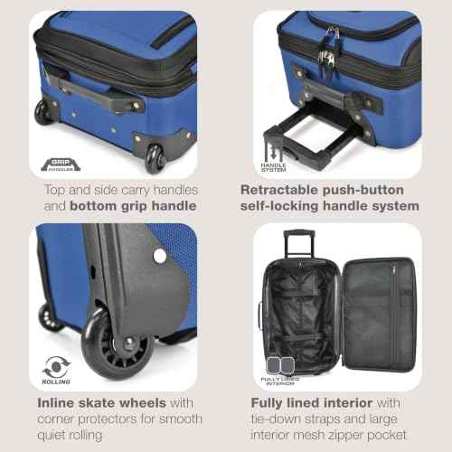 Rio Lightweight Softside Rolling Carry