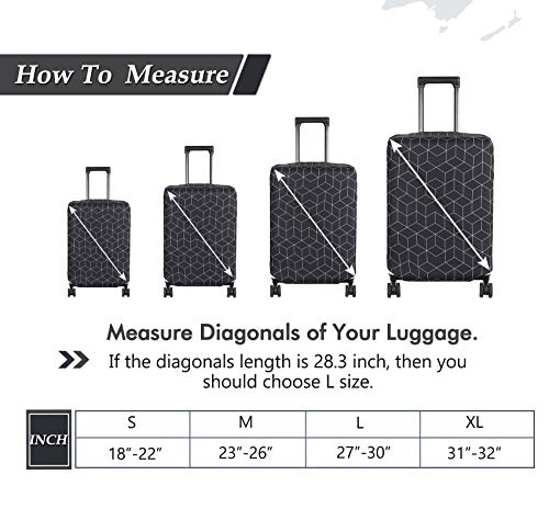 Travel Luggage Cover Suitcase Protector Fits 18