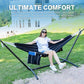 Double Hammock with Stand for Outside