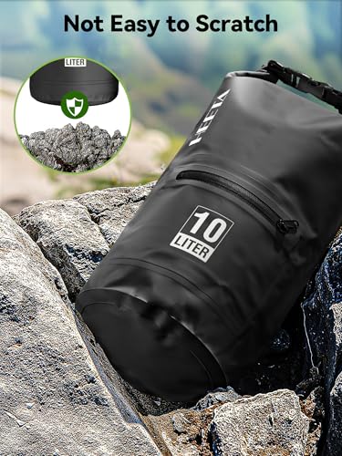 Waterproof Dry Bag Backpack with Zippered Pocket