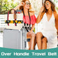 Luggage Straps for Suitcases Travel Belt Accessories Luggage Connector Identifiers Over Handle with Buckle Unique Nylon Adjustable Strap for Sleeping Bag Car Seat Sunflower (2 Count)