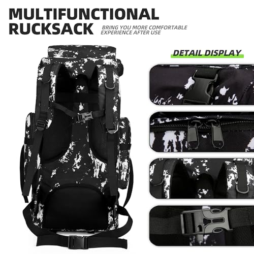 70L Camping Hiking Backpack Tactical Backpack Military Molle Rucksack Backpack for Outdoor