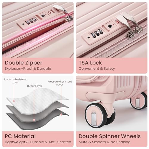 3 Piece Luggage Set (3 Count)