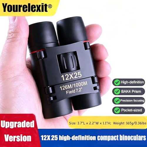 Binoculars for Adults 12X25
