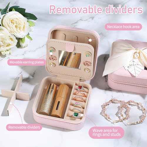 Teen Girl Gifts Trendy Stuff Travel Jewelry Case For Women Girls