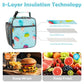 Kids Lunch box Insulated Soft Bag Mini Cooler Back to School Thermal Meal Tote Kit for Girls
