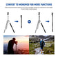 N55CR Upgraded 80.7" Carbon Fiber Camera Tripod Monopod Travel Stand