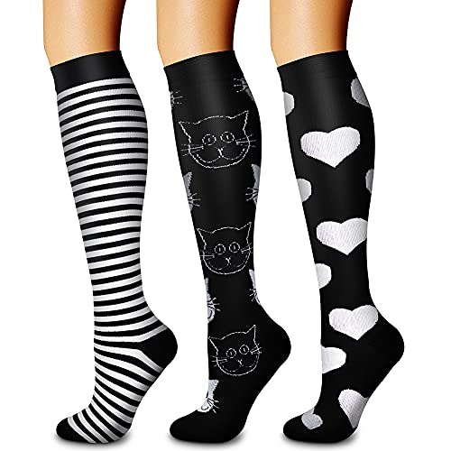 Compression Socks for Women & Men Circulation (3 Count)