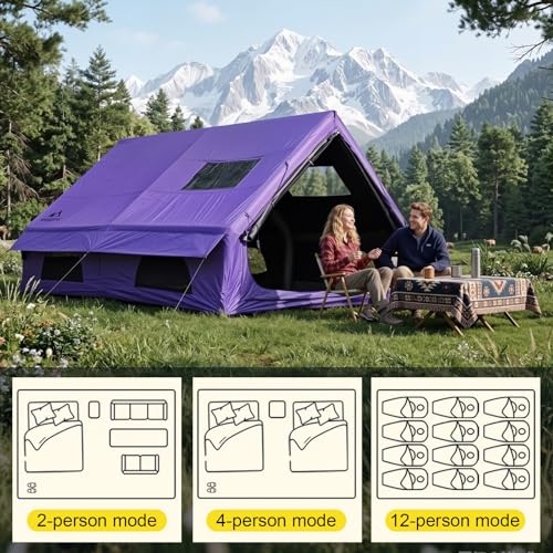 13' x 10' Large Inflatable Tents for Camping 8
