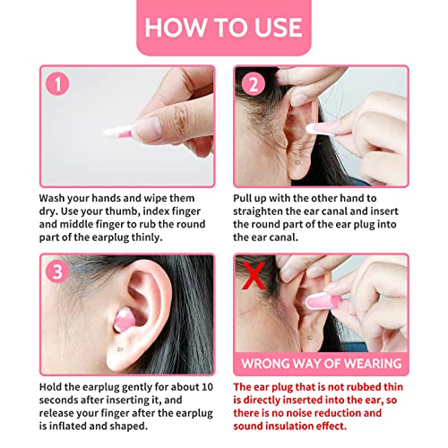 Soft Foam Ear Plugs for Sleeping (5 Count)