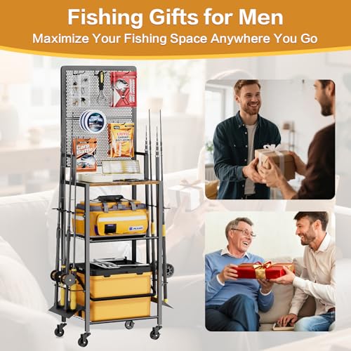 Rolling Fishing Rod Holder
