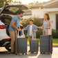 Suitcase Set 3 Piece Luggage Set Expandable with Spinner Wheels (6 Count)