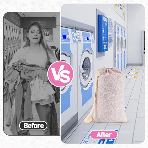 Laundry Bag Backpack for Dorm & Travel