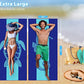 Microfiber Beach Towel with Bag Oversized 71x32 Sand Free 2 Pack (2 Count)