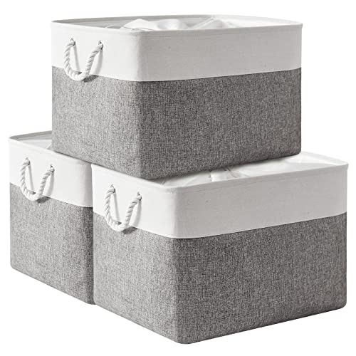 Storage Bins Baskets for Organizing (3 Count)