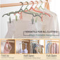 12 Piece Foldable Travel Hangers with Clips