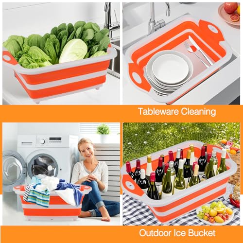 Collapsible BBQ Prep Tub