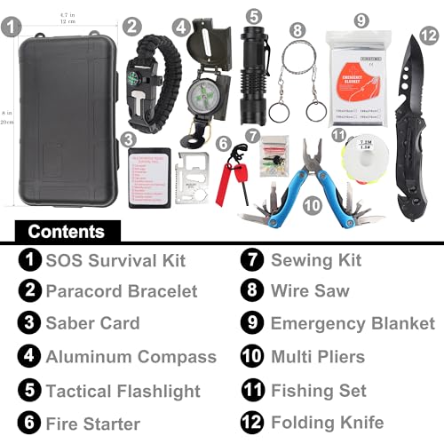 Survival Kit with Useful Tactical Tools