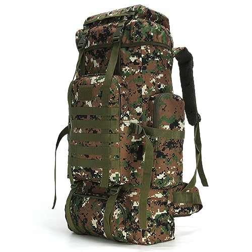 70L Camping Hiking Backpack Tactical Backpack Military Molle Rucksack Backpack for Outdoor