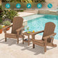 Outdoor Adirondack Chair Set of 2 with Cup Holders (2 Count)