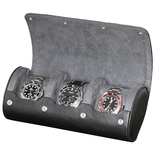 Watch Roll Travel Case for 3 Watches